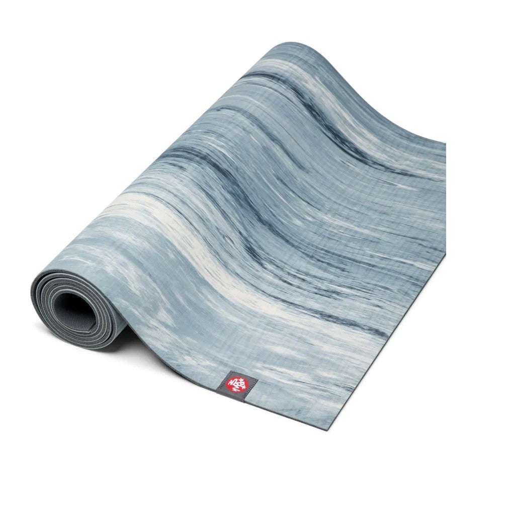 EKO LITE YOGA MAT 4MM BLACK CLAY MARBLED 71 INCH
