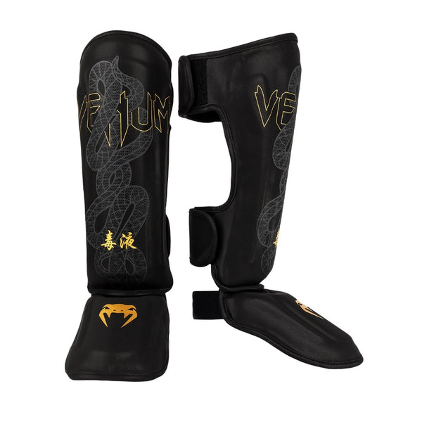 VENUM SERPENTI SHINGUARDS BLACK/SILVER/GOLD