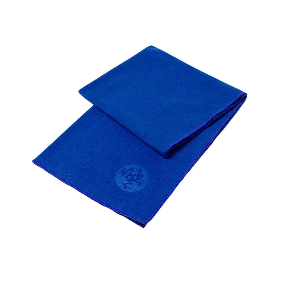 EQUA YOGA HAND TOWEL BLUE TOAD 16 INCH