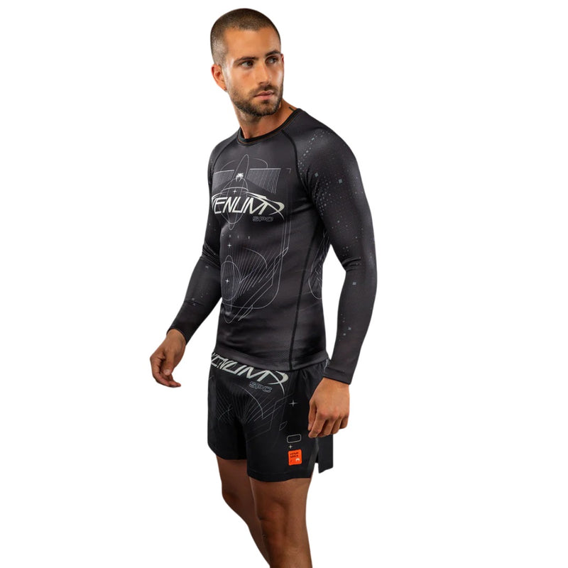 VENUM ECLIPSE RASHGUARD LONGSLEEVES BLACK/IVORY