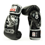 YOKKAO ORIGINAL SILVER BOXING GLOVES BLACK