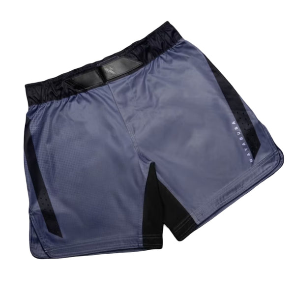 HAYABUSA MENS CORE 3/4 THIGH FIGHTSHORTS BLUE