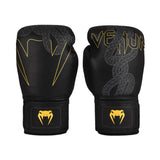 VENUM SERPENTI BOXING GLOVES BLACK/SILVER/GOLD