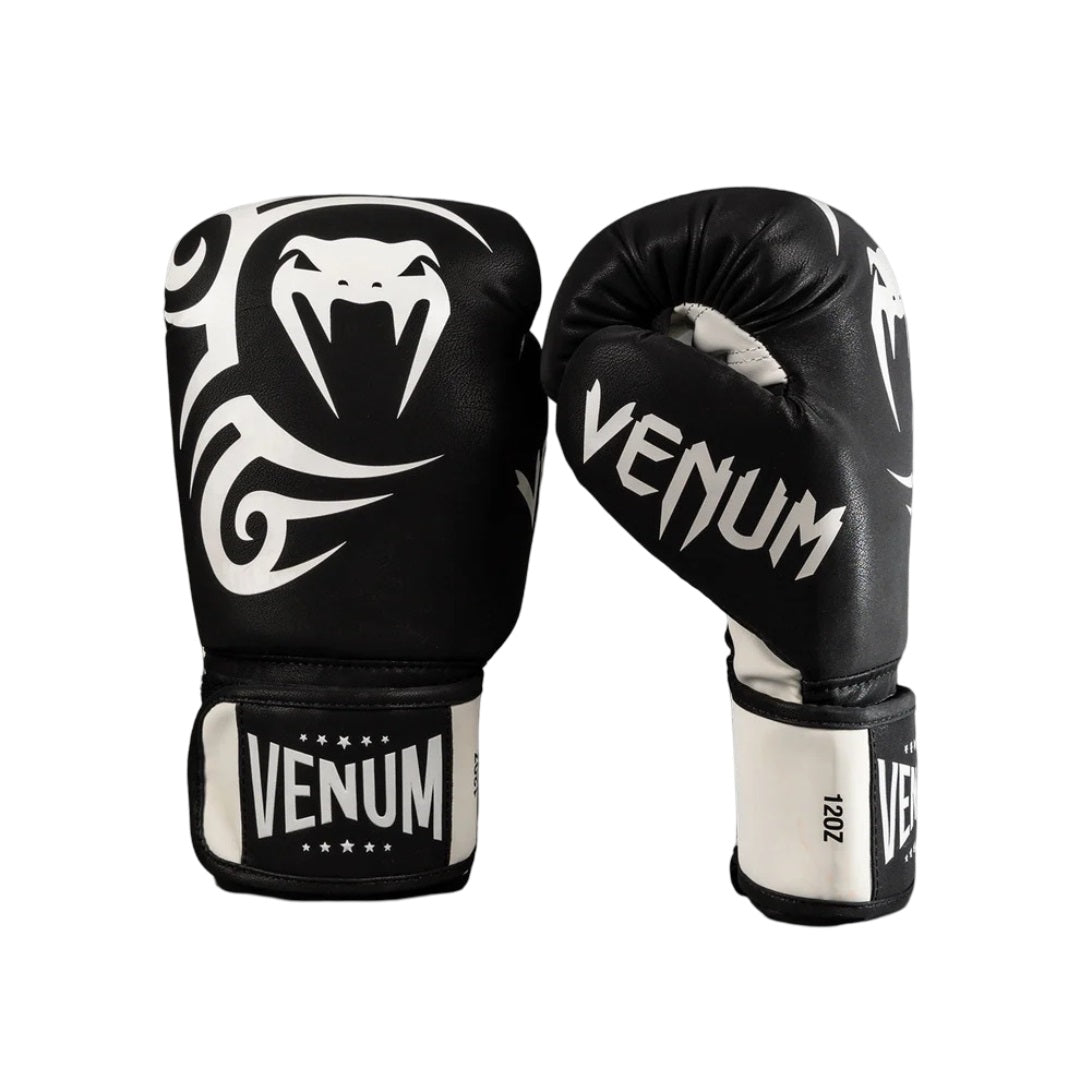 MIKE TYSON REPLICA BOXING GLOVES - IMPACT BASE BLACK/WHITE
