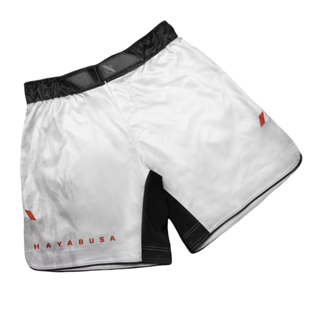 شورت هايابوسا رجالي APEX 3/4 THIG FIGHTSHORTS أبيض/مرجاني
