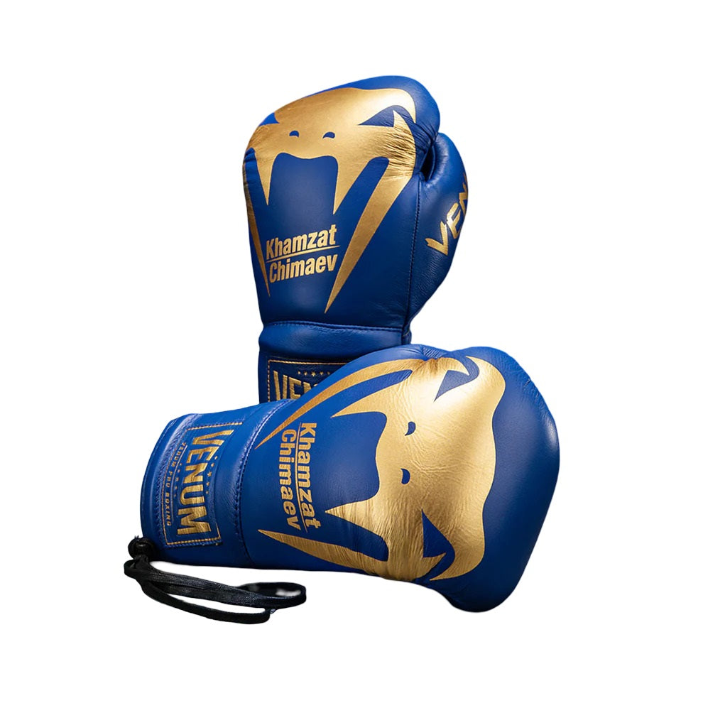 VENUM GIANT 2.0 X CHIMAEV BOXING GLOVES BLUE/GOLD