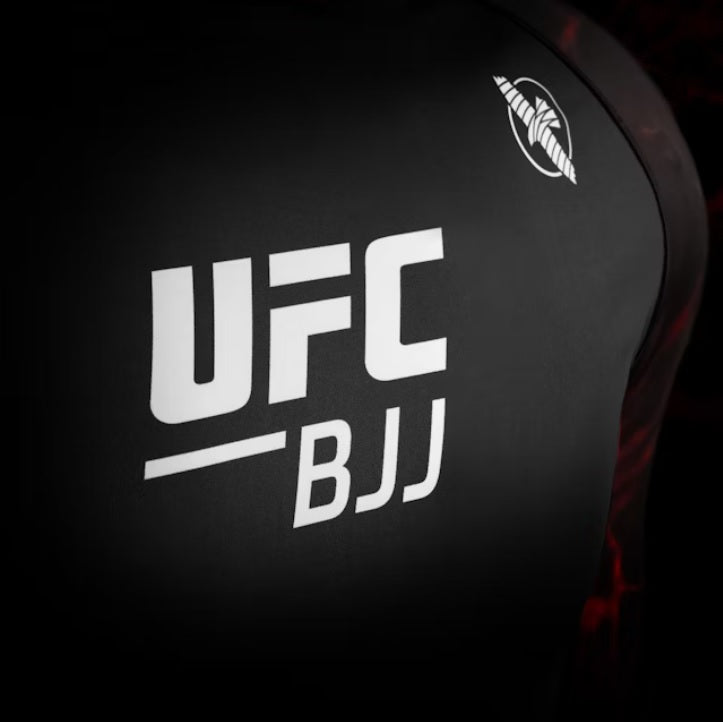 HAYABUSA UFC BJJ MENS LONGSLEEVE RASHGUARD RED