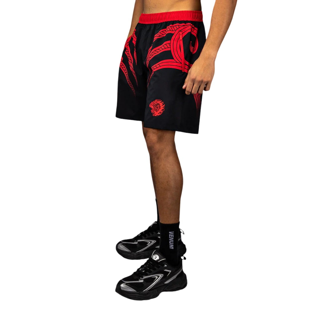 VENUM X MIKE TYSON TIGER TRAINING SHORTS BLACK/RED