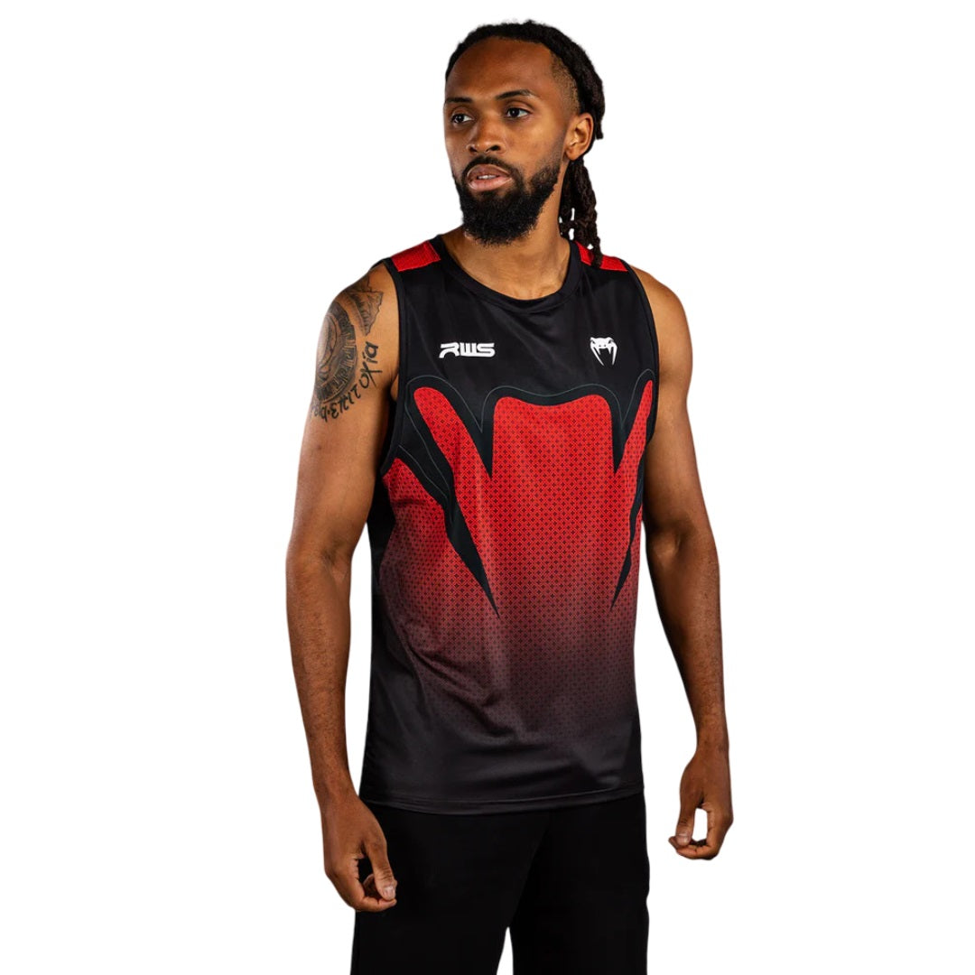 RWS X VENUM 2.0 DRY TECH TANK TOP BLACK/RED