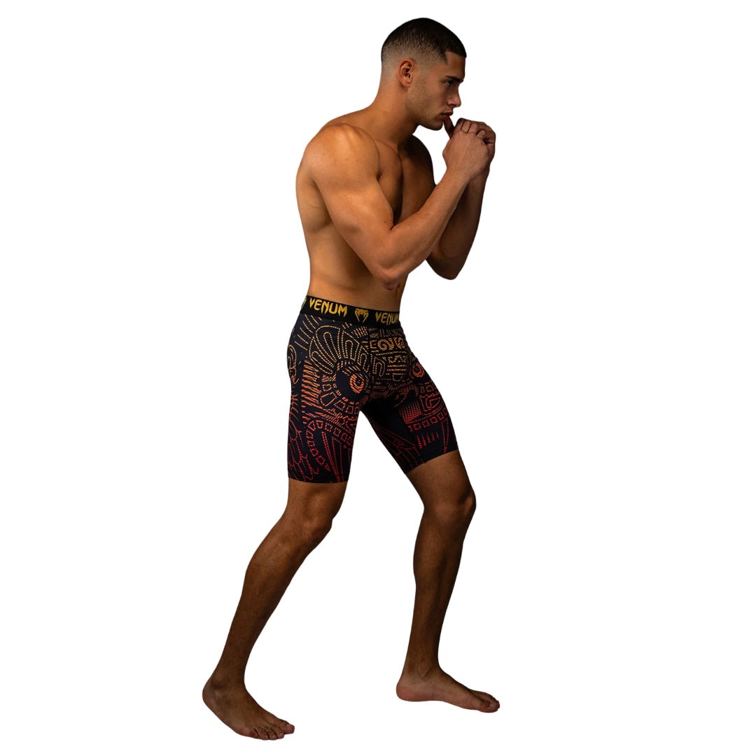 VENUM QUETZAL FURY VALE TUDO SHORTS BLACK/FURY RED/TANGERINE