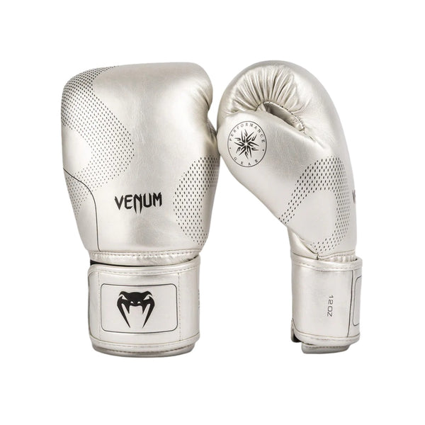 VENUM NEXUS BOXING GLOVES SILVER/BLACK