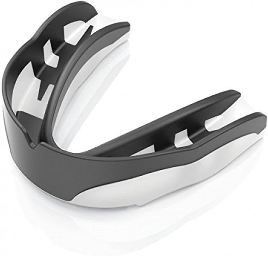 SHOCK DOCTOR V1.5 MOUTHGUARD BLACK-WHITE YOUTH
