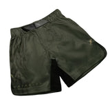 HAYABUSA MENS APEX 3/4 THIGH FIGHTSHORTS GREEN