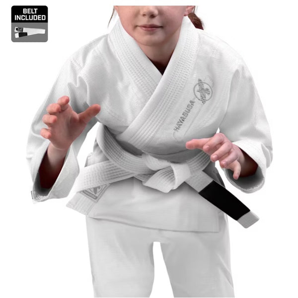HAYABUSA ESSENTIAL KIDS JIU JITSU GI WHITE