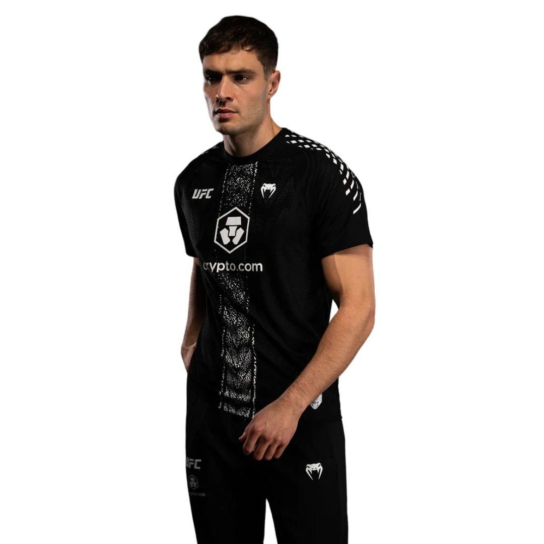 UFC ZENITH BY VENUM FIGHT NIGHT MENS JERSEY BLACK/WHITE