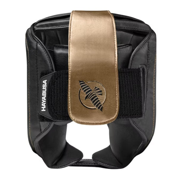 HAYABUSA T3 BOXING HEADGEAR BLACK/GOLD