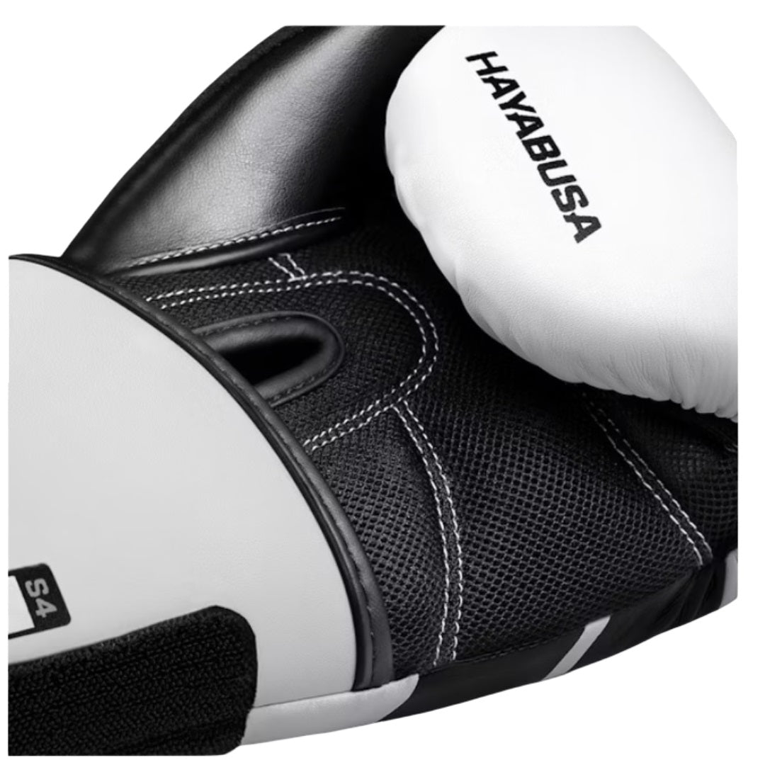 HAYABUSA S4 YOUTH BOXING GLOVES WHITE
