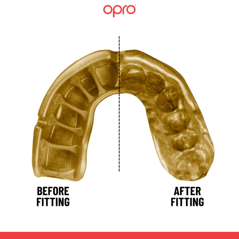OPRO SELF FIT UFC GOLD BLACK/GOLD YOUTH