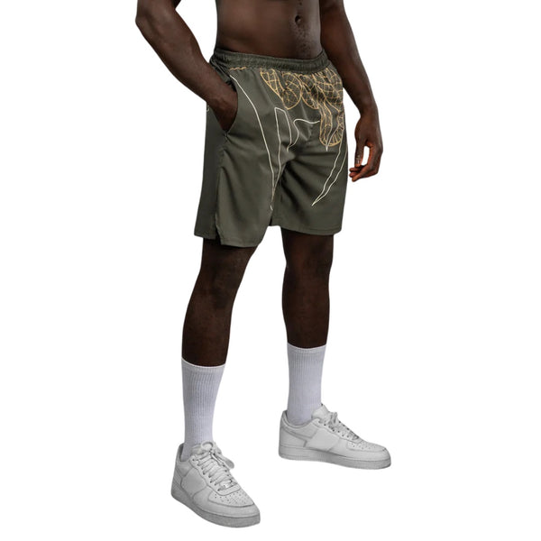 VENUM SERPENTI TRAINING SHORTS KAKI/BRONZE/IVORY