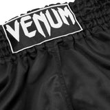 VENUM CLASSIC MUAY THAI SHORTS BLACK/WHITE