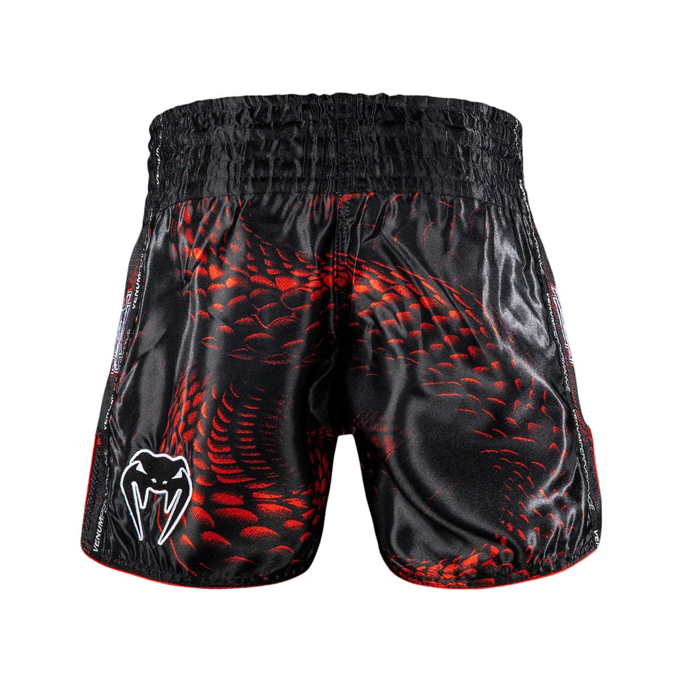 VENUM MATUPA MUAY THAI SHORTS BLACK/RED/SILVER