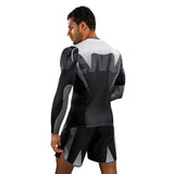VENUM ADRENALINE LONGSLEEVE RASHGUARD BLACK/SILVER GREY