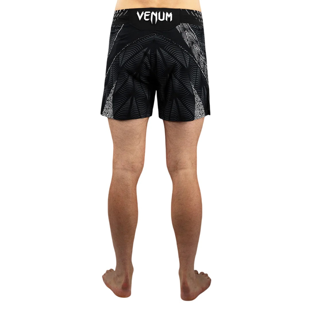 UFC ZENITH BY VENUM FIGHT NIGHT MENS FIGHTSHORTS FIT SHORT BLACK/WHITE