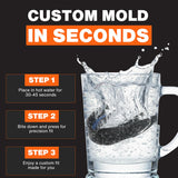 MICROGEL MOUTHGUARD BLACK/SHOCK GREEN ADULT