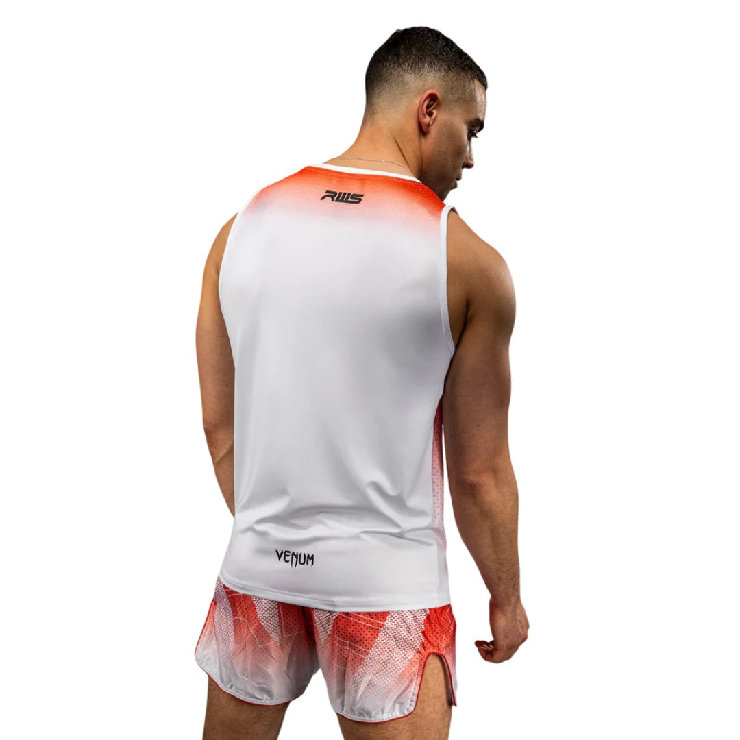 RWS X VENUM 2.0 DRY TECH TANK TOP WHITE/RED