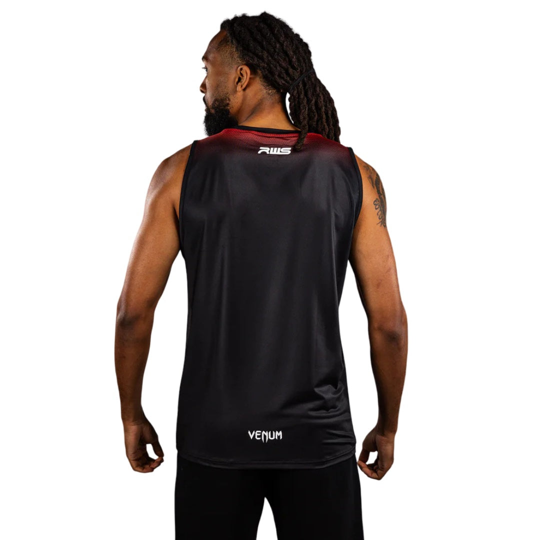 RWS X VENUM 2.0 DRY TECH TANK TOP BLACK/RED