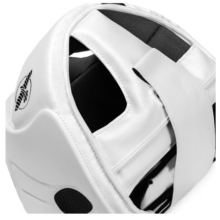 HAYABUSA T3 BOXING HEADGEAR WHITE/BLACK
