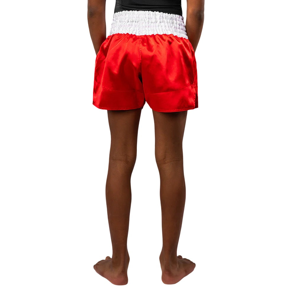VENUM CLASSIC KIDS MUAY THAI SHORTS FIRE RED