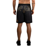 VENUM SERPENTI TRAINING SHORTS BLACK/SILVER/GOLD