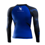 HAYABUSA UFC BJJ WOMENS LONGSLEEVE RASHGUARD BLUE