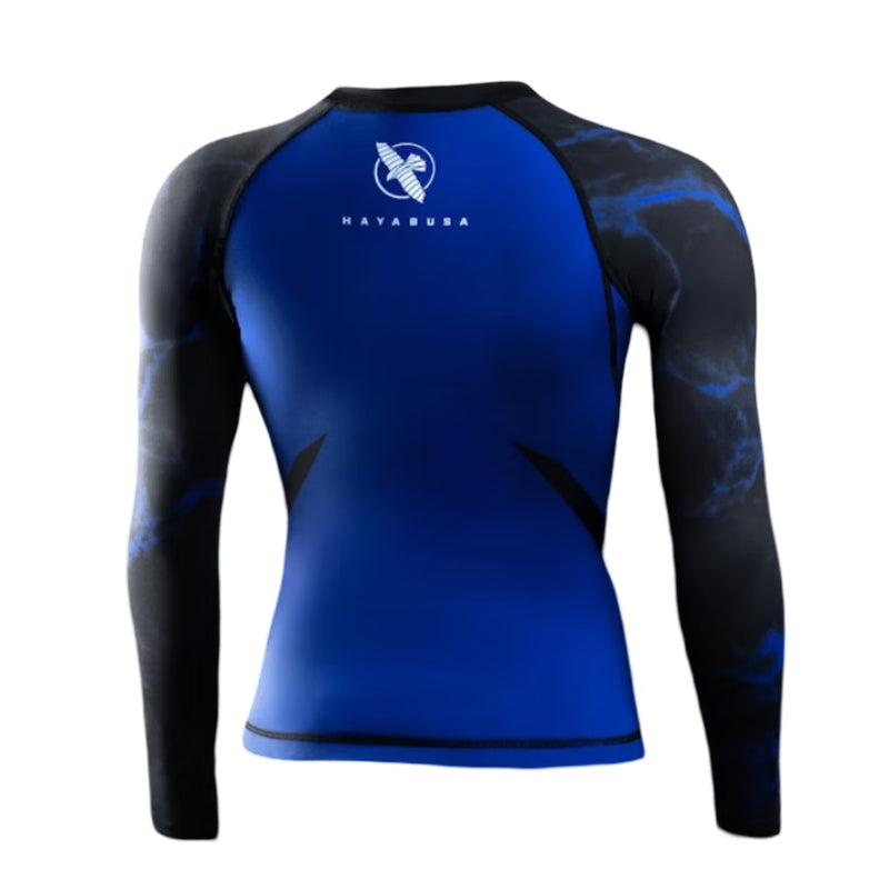 HAYABUSA UFC BJJ WOMENS LONGSLEEVE RASHGUARD BLUE