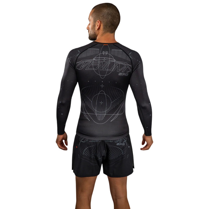VENUM ECLIPSE RASHGUARD LONGSLEEVES BLACK/IVORY