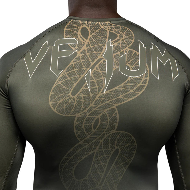 VENUM SERPENTI RASHGUARD LONGSLEEVES KAKI/BRONZE/IVORY