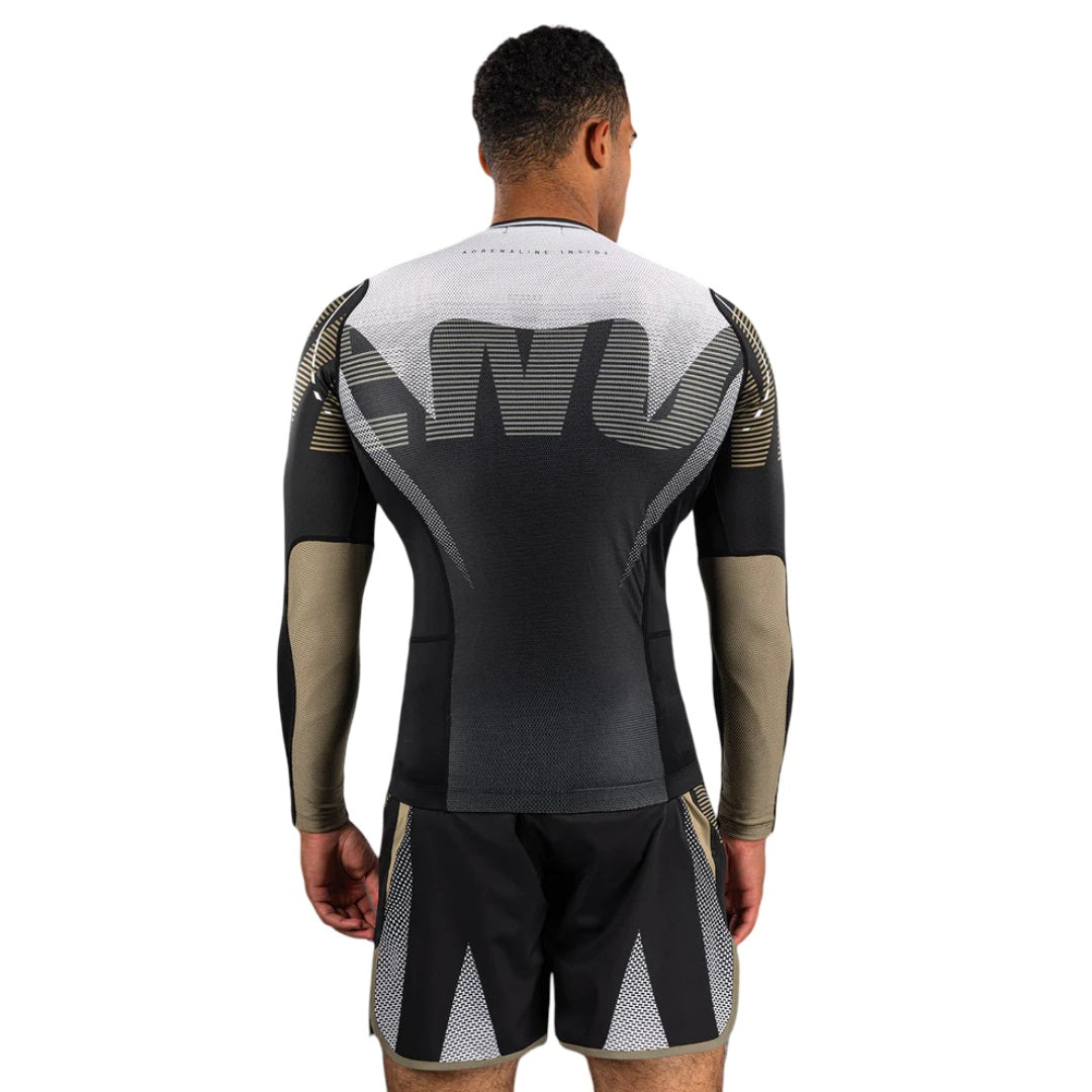 VENUM ADRENALINE LONGSLEEVE RASHGUARD BLACK/SAND