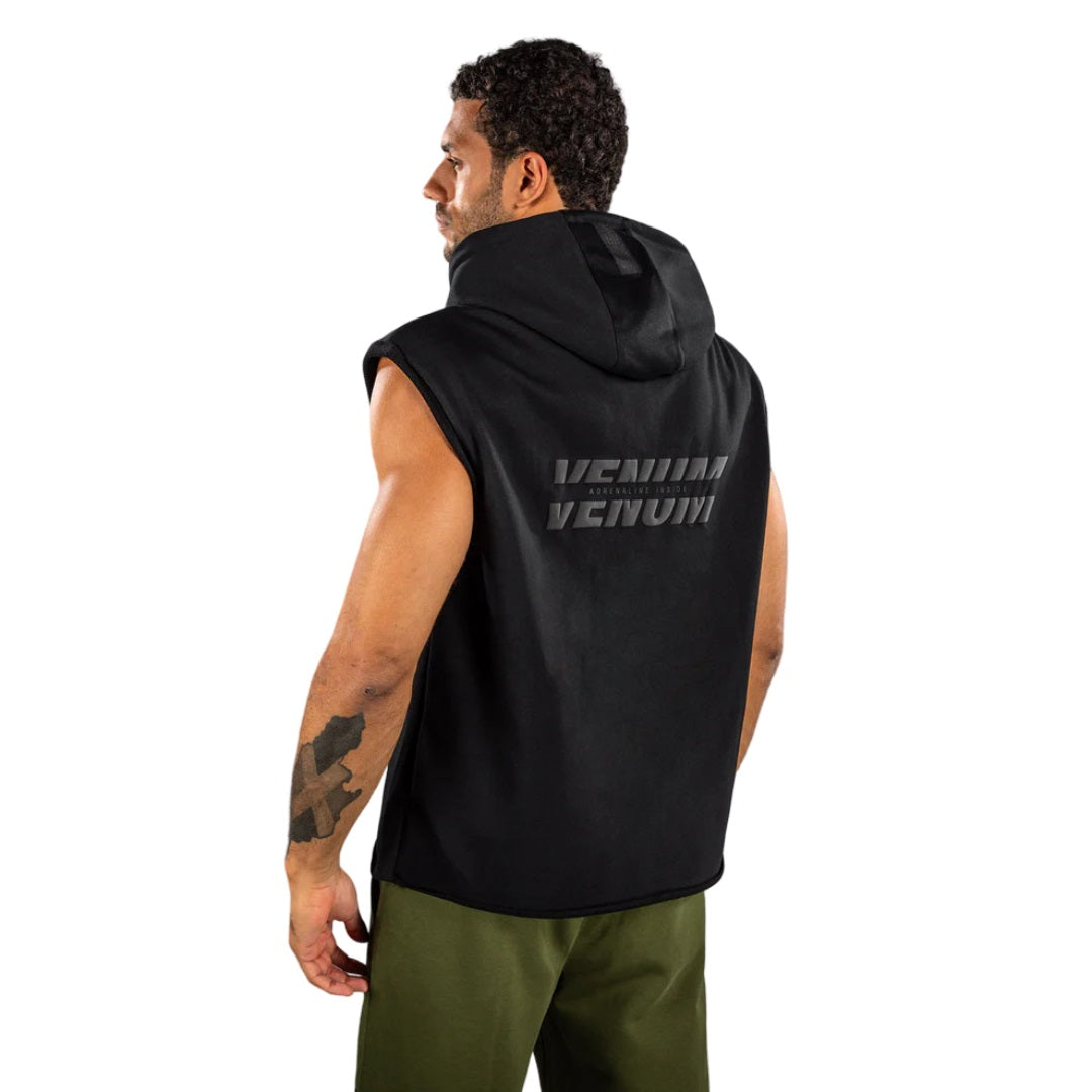 VENUM DIVIDE SLEEVELESS HOODIE BLACK