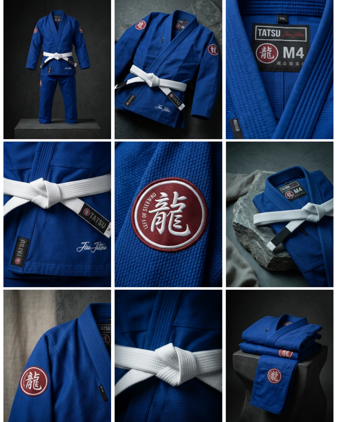 TATSU RONIN BJJ Gi – ROYAL BLUE | Premium Pearl Weave - Adults & Kids