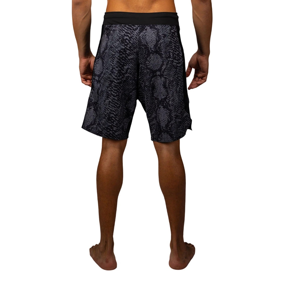VENUM G-FIT SCALES FIGHTSHORTS BLACK/CHARCOAL GREY