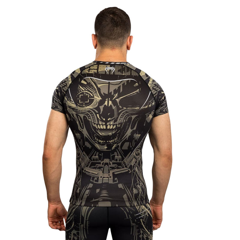 VENUM INVADER RASHGUARD SHORTSLEEVES BLACK/SAND