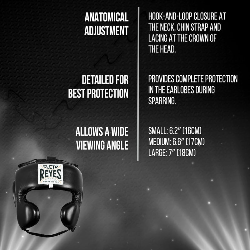 CLETO REYES HEADGEAR CHEEK PROTECTOR BLACK