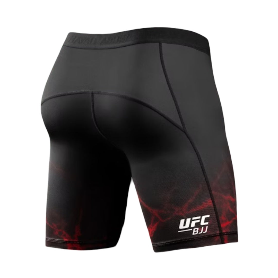 هايابوسا UFC BJJ للرجال VALE TUDO شورت أحمر