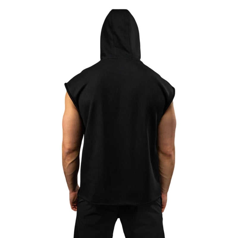 VENUM MUAY THAI VT SLEEVELESS HOODIE BLACK/WHITE