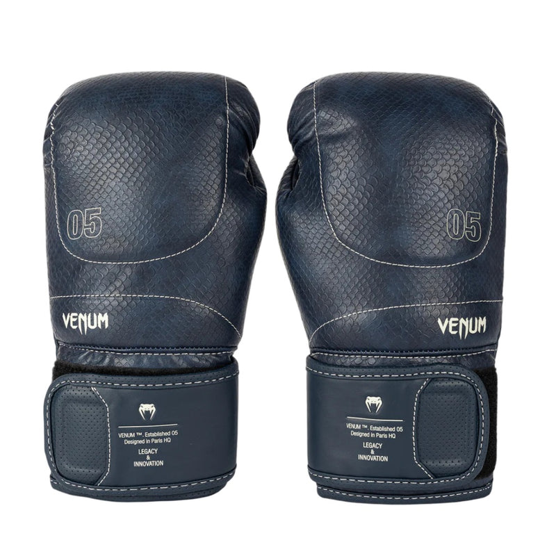 VENUM IMPACT EVO SCALES BOXING GLOVES MIDNIGHT BLUE