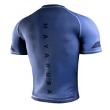 HAYABUSA MENS CORE SHORTSLEEVE RASHGUARD BLUE