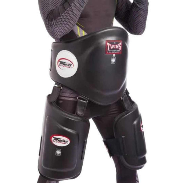 BEPTS1 BELLY & THIGH PROTECTOR BLACK RIGHT SIDE