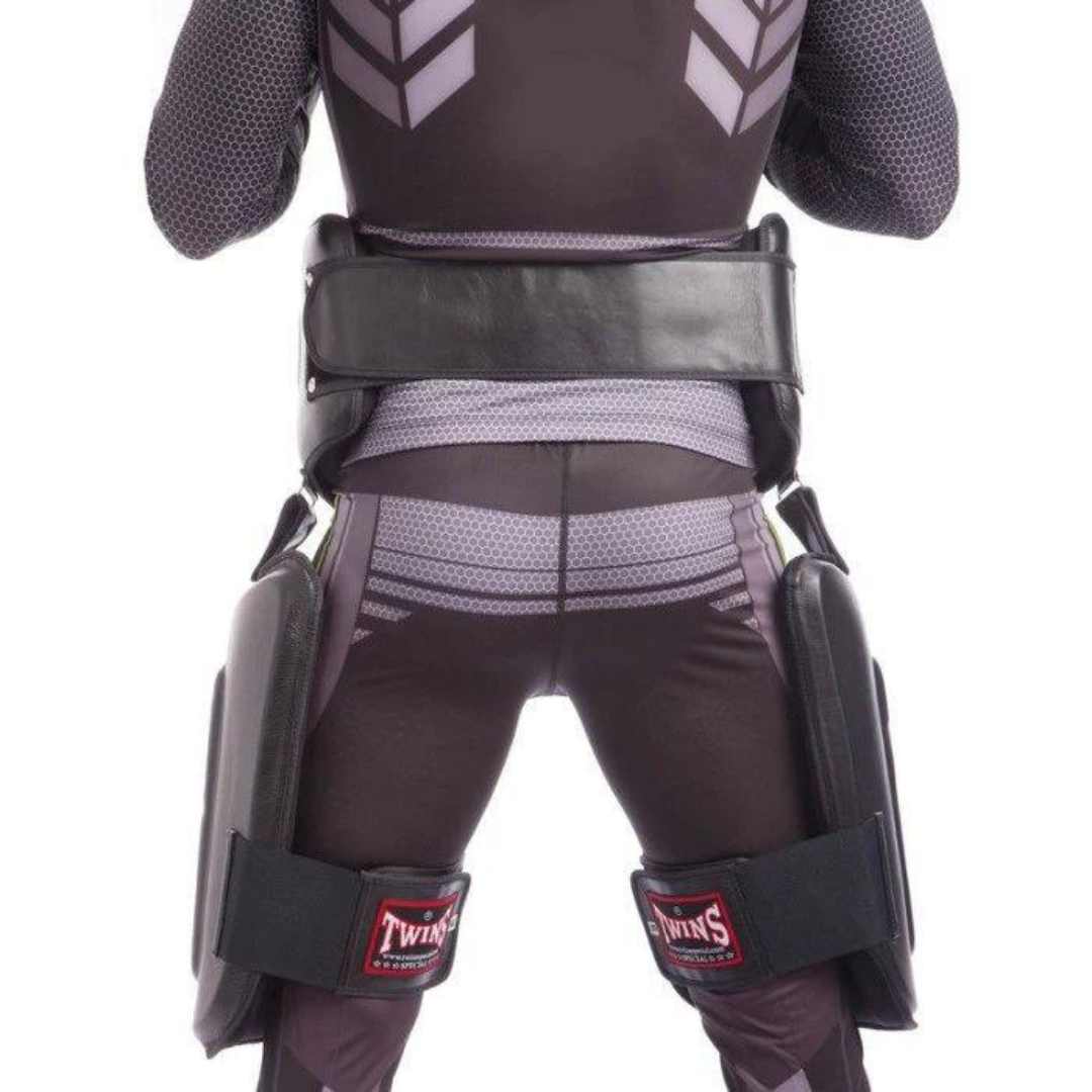 BEPTS1 BELLY & THIGH PROTECTOR BLACK BACK SIDE