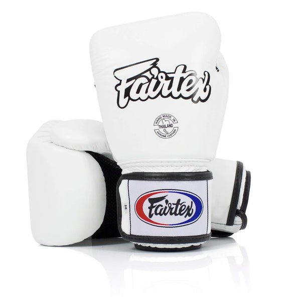 BGV1 GLOVES BREATH WHITE FRONT SIDE